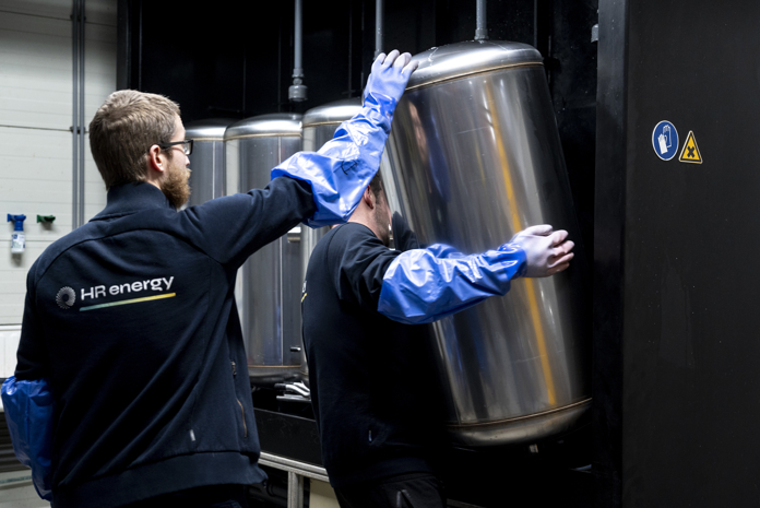 Productie Qstore boilers en voorraadvaten van HR energy